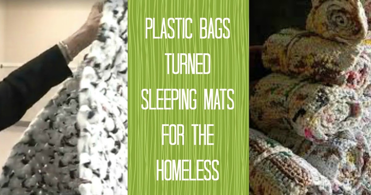 CJO Photo Plastic Bags Turned Sleeping Mats for the Homeless