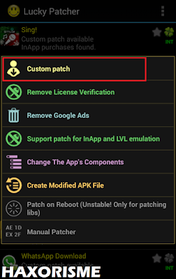 Custom Patch Pada Lucky Patcher Custom Patch Pada Lucky Patcher