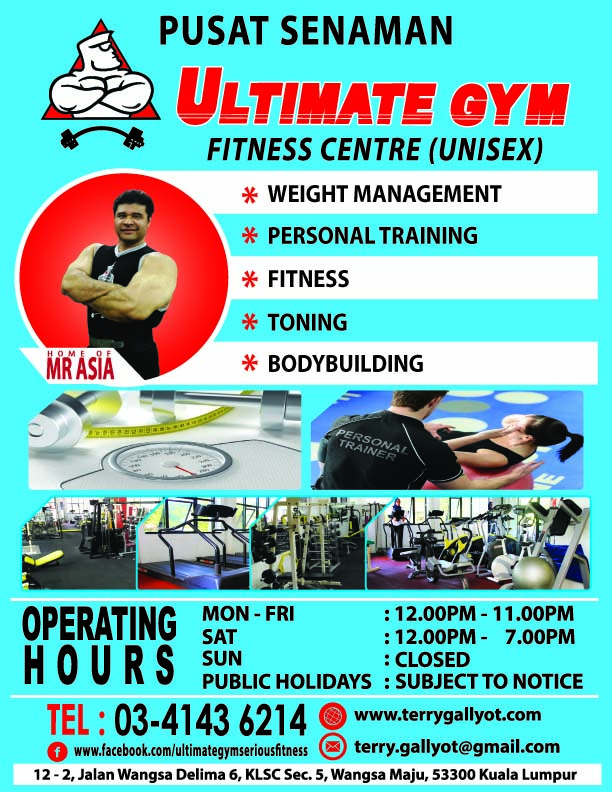 way of life ultimate gym serious fitness flyers personal training flyers
