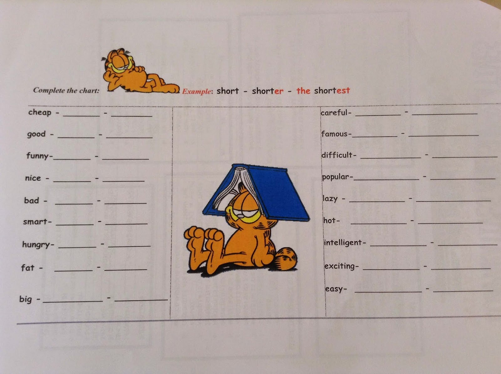 Teaching and learning !!: English 6º
