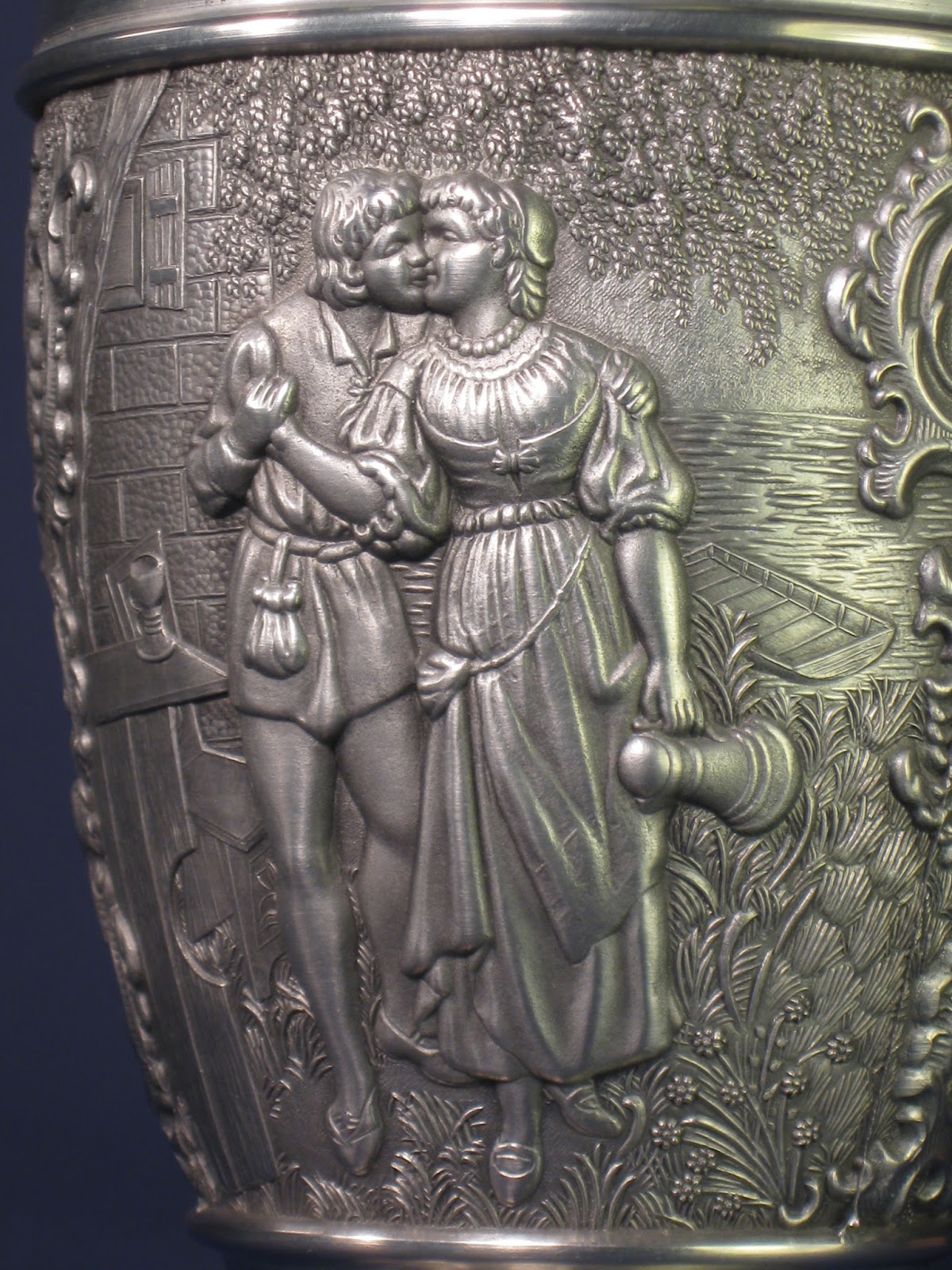 Toys and Stuff German Wine Decanter BMF Pewter