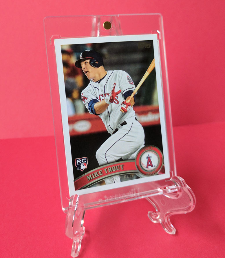 Baseball card breakdown shablam mike trout rookie card