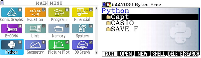 Eddie's Math and Calculator Blog: Casio fx-CG50: Version 3.20: Python ...