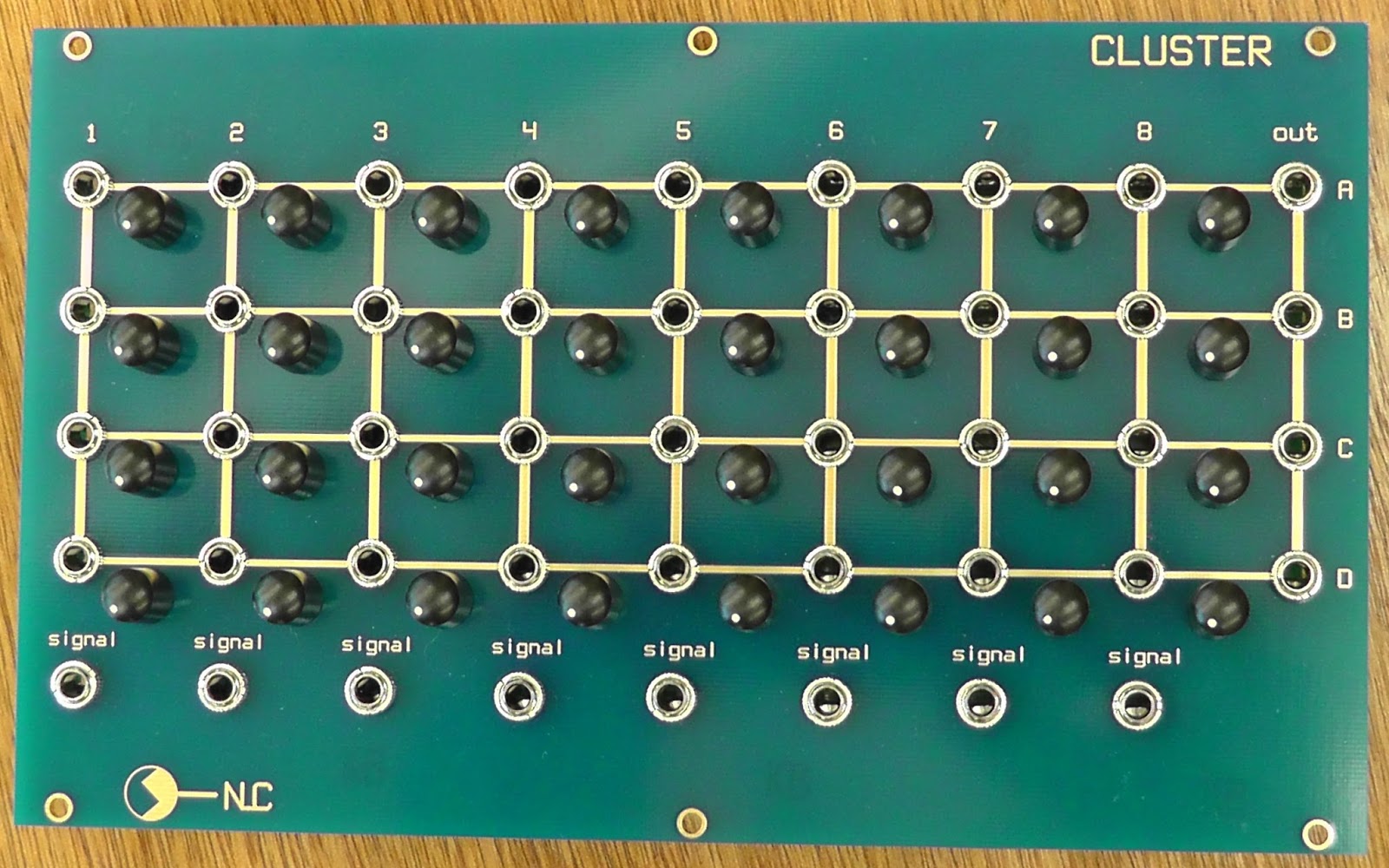 nonlinearcircuits: 42Hp CV Controlled Matrix Mixer
