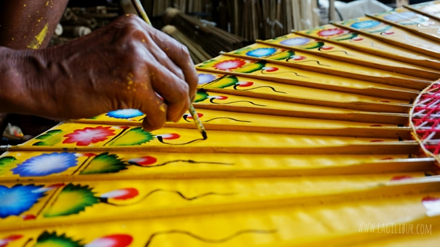 Melukis Payung Lukis Ngudi Rahayu Juwiring Klaten