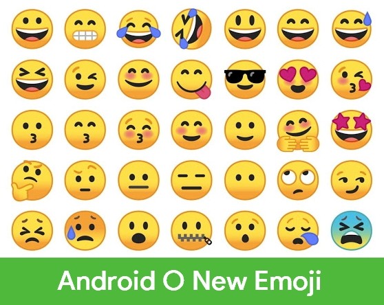Tampilan Emoji Baru di Android O
