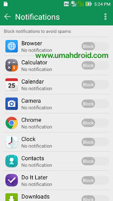 Cara Block Notifikasi di Android dan Tablet
