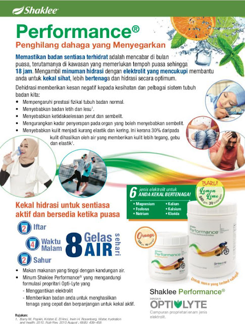 Performance drink Shaklee Kuala Terengganu