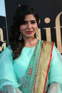 Samantha Ruth Prabhu Looks super cute in a lovely Saree  Exclusive 07