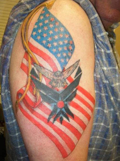 American Flag Tattoo Designs>>>>>