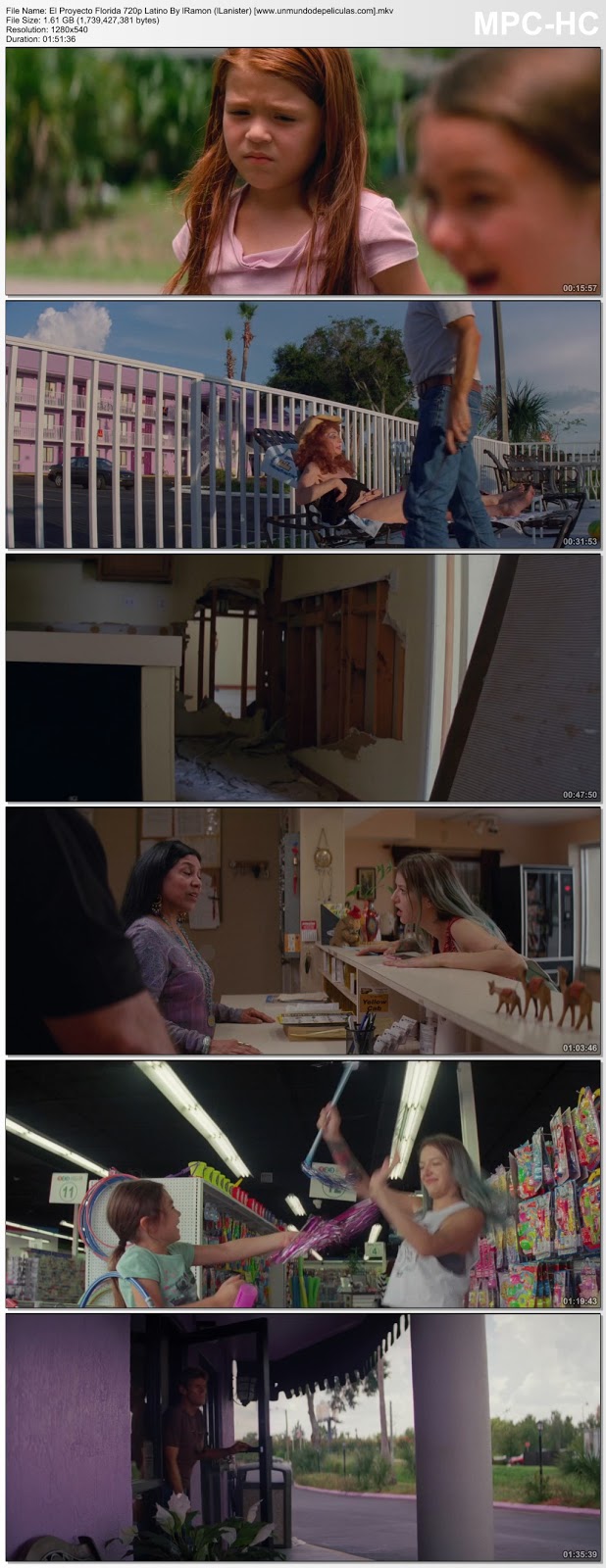 Capturas de la película.