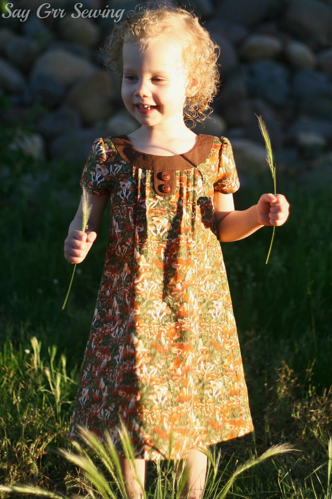 Say Grr Sewing The Mushroom Dress