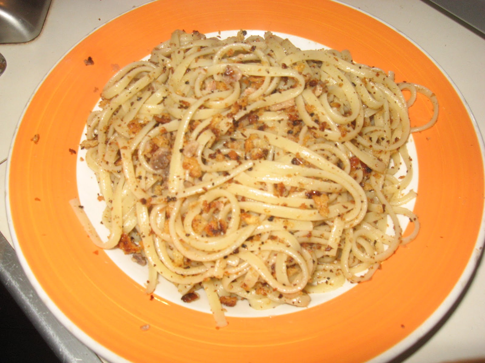 Le delizie di Jeje Pasta Con Sarde Olive e Mollica Di Pane