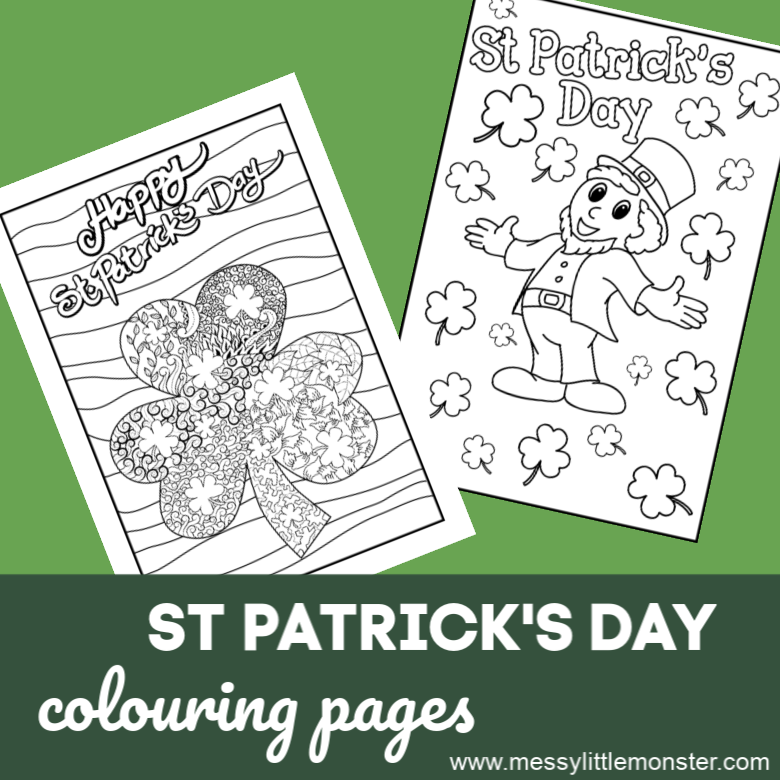 coloring pages free st patricks day