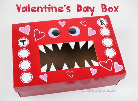 Monster Valentine Box for School