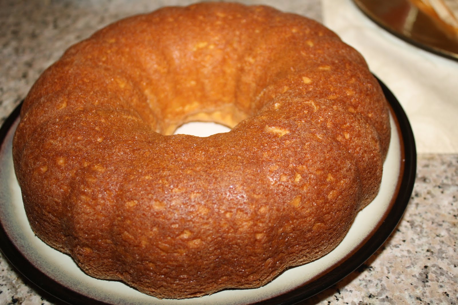 Vanilla Sour Cream Bundt Cake The Frosting Addict