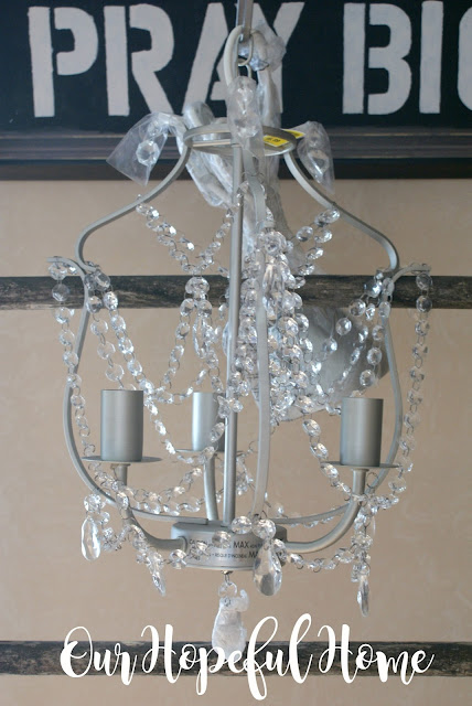 Ikea Kristaller chandelier found at Goodwill for $6.99!