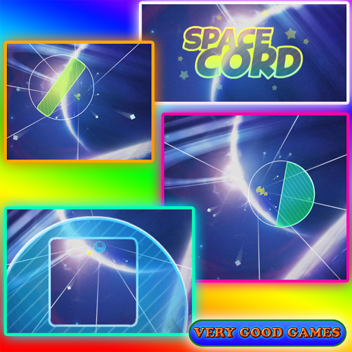 A banner for playing free online game Space Cord on the blog for gamers Very Good Games