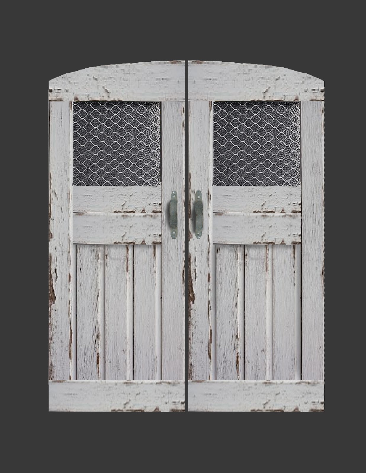 Man Cave Industries Handcrafted Industrial Swinging Saloon Doors