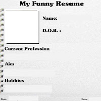 My funny resume - facebook app