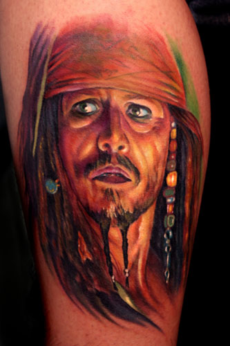 Tatuaje de Jack Sparrow