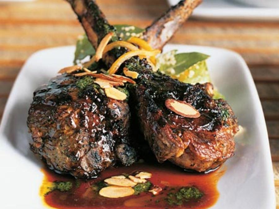 Lamb Chops with Moroccan Barbecue Sauce LEBANESE RECIPES