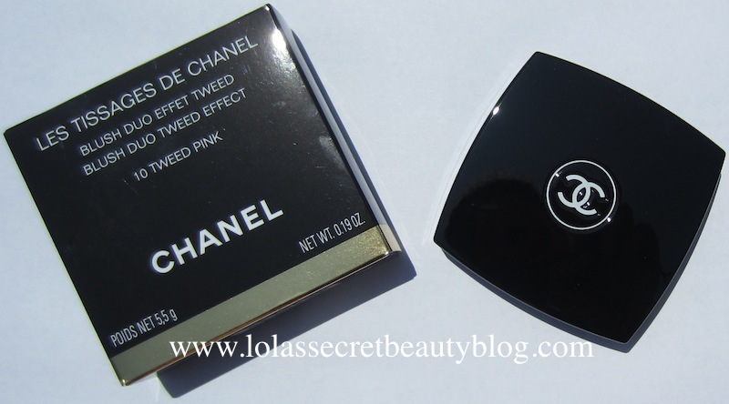 lola's secret beauty blog: Chanel Les Tissages de Chanel Blush Duo Tweed  Effet No. 10 Tweed Pink Swatches and Review