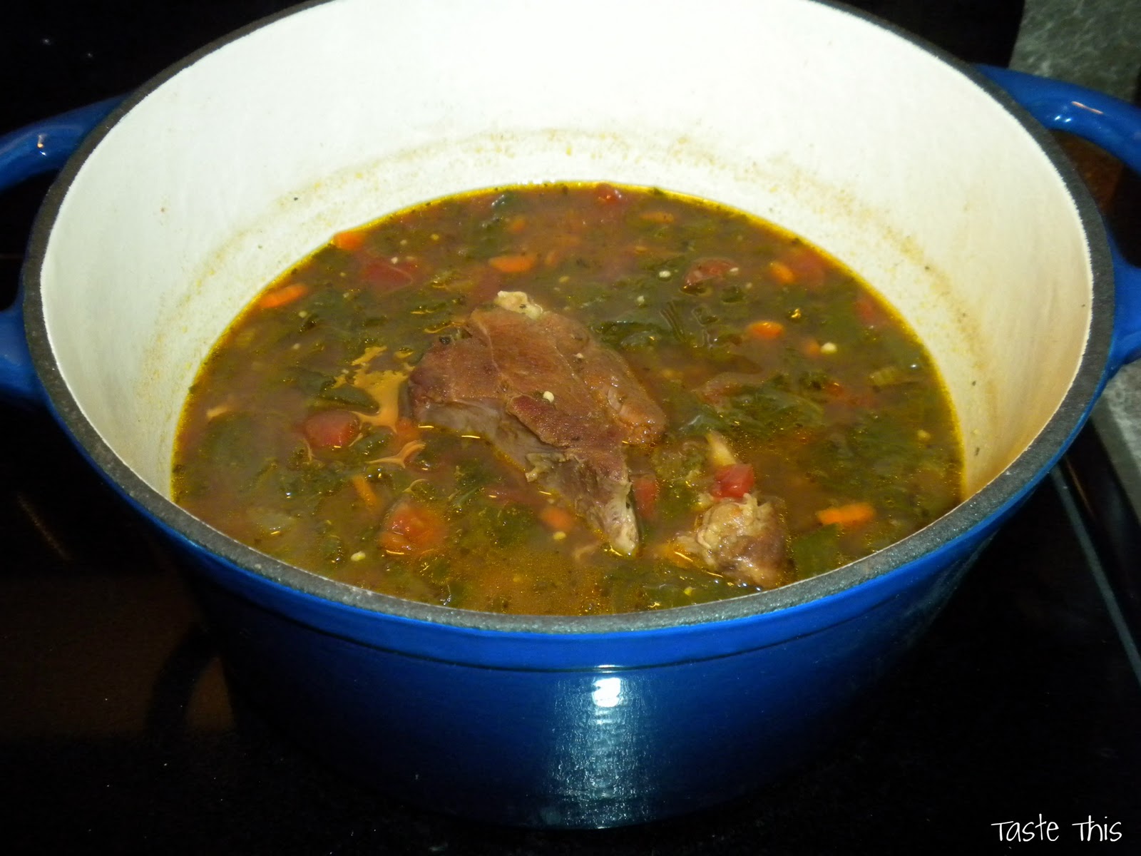 Taste This BlackEyed Pea & Kale Soup