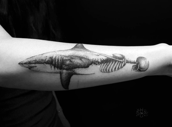 Tatuagens de tubarões Tatuagens de tubarões