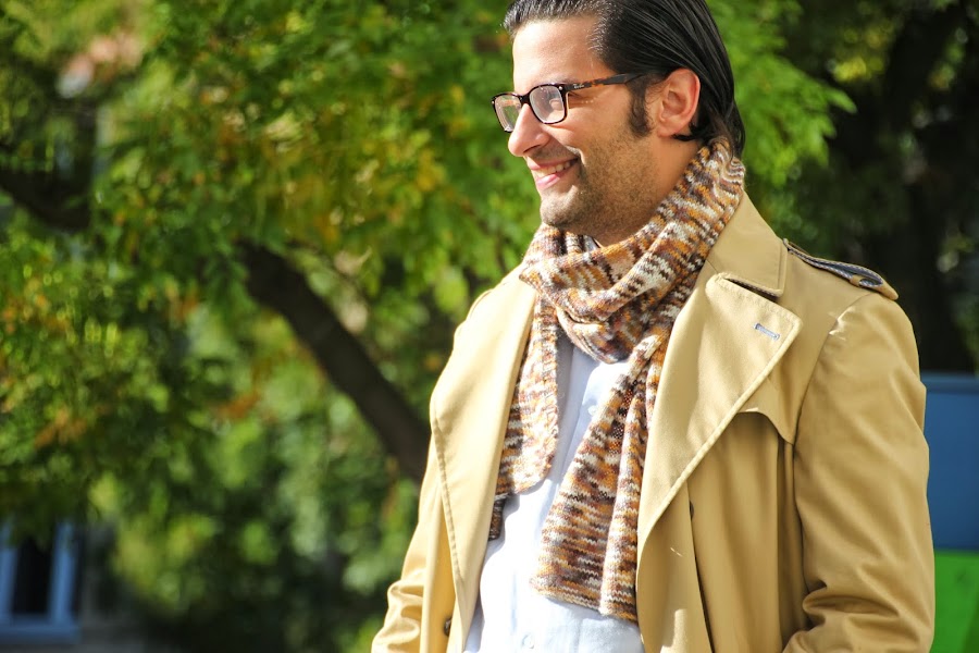 DIY Cómo tejer una bufanda de hombre para regalas estas Navidades