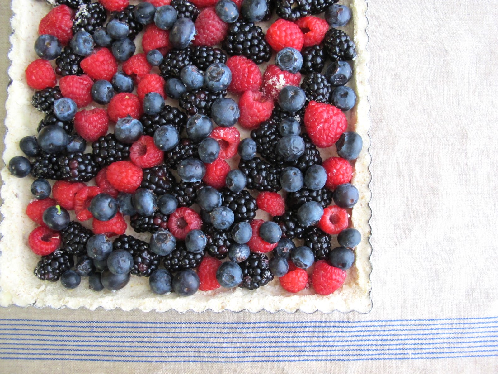 Jenny Steffens Hobick Very Berry Tart Blueberry Blackberry Raspberry
