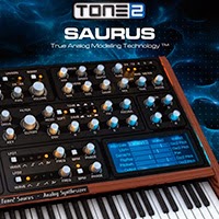 Виртуально-аналоговый программный синтезатор Tone 2 Saurus