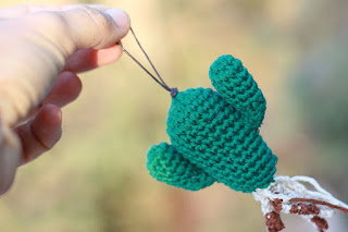 Crochet Cactus Saguaro, crochet Pendant Charm, Christmas ornament, nature green Amigurumi, Keychain charm, Handmade cacti, Special funny gift TomToy