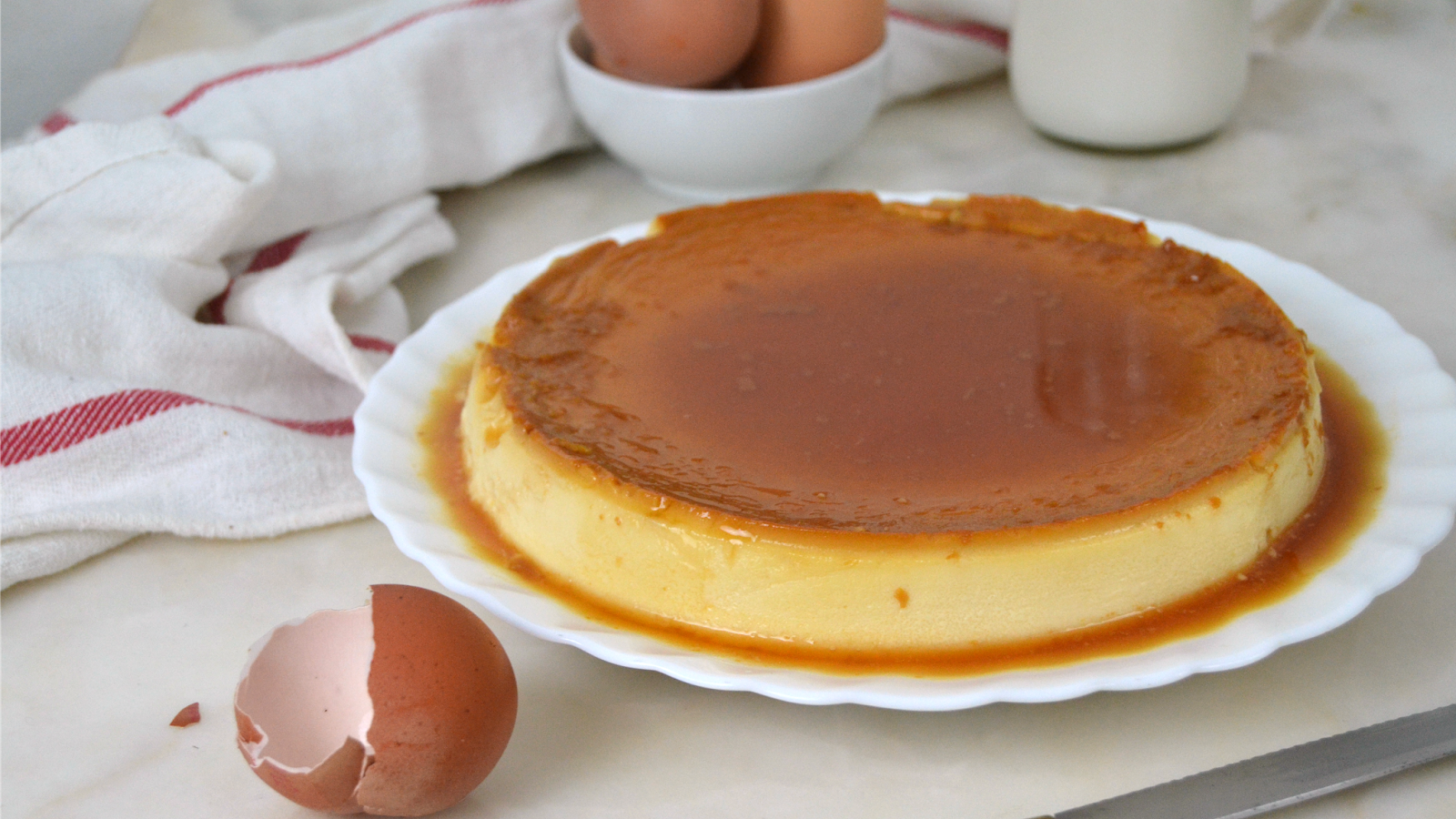 Flan de queso ¡Fácil y delicioso! Cuuking! Recetas de cocina