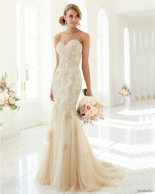 Vestidos de Novia Color Champagne Vestidos de Novia Color Champagne