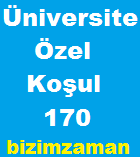 Tercih Kılavuzu 170 Numaralı Özel Koşul ve Açıklamalar 