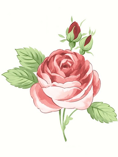 dibujos de rosas para imprimir-Colorear dibujos,letras, Actividades  infantiles