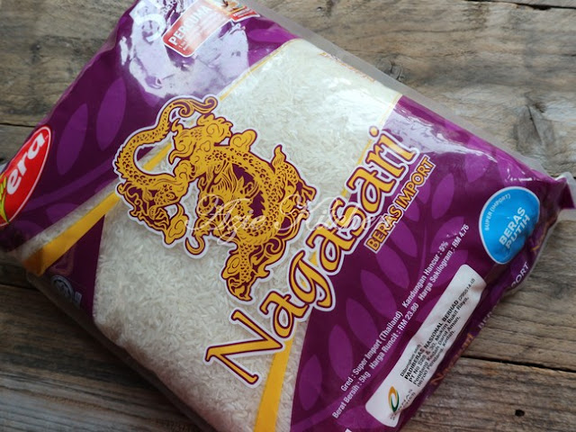 Nasi Goreng Daging Pekasam Dengan Beras Nagasari Import 