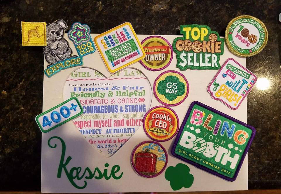 Inventive Ways to Display Girl Scout Badges and Patches All Things