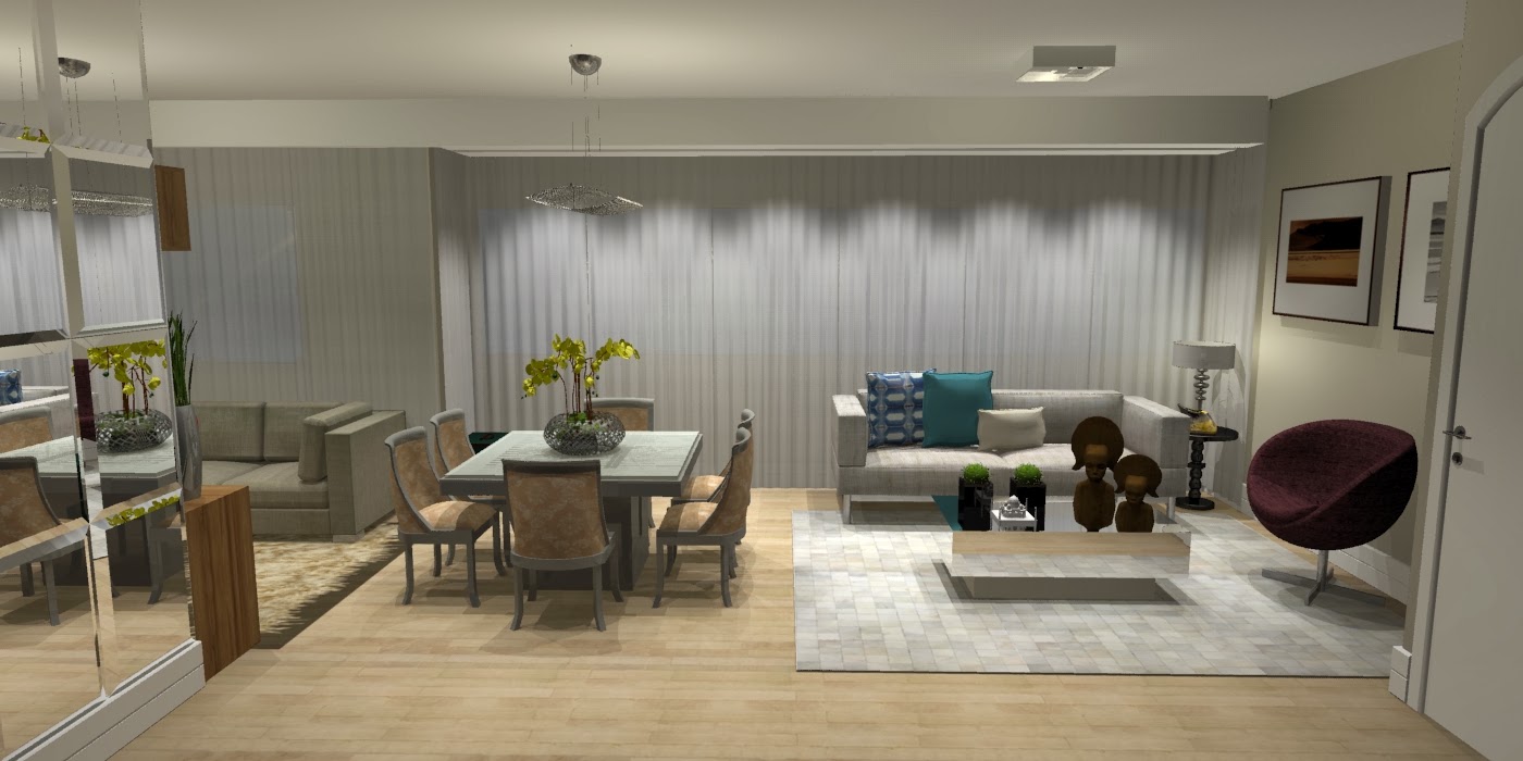 Blog Lívia Bonfim Design de Interiores: Projeto de Interiores para salas/BH