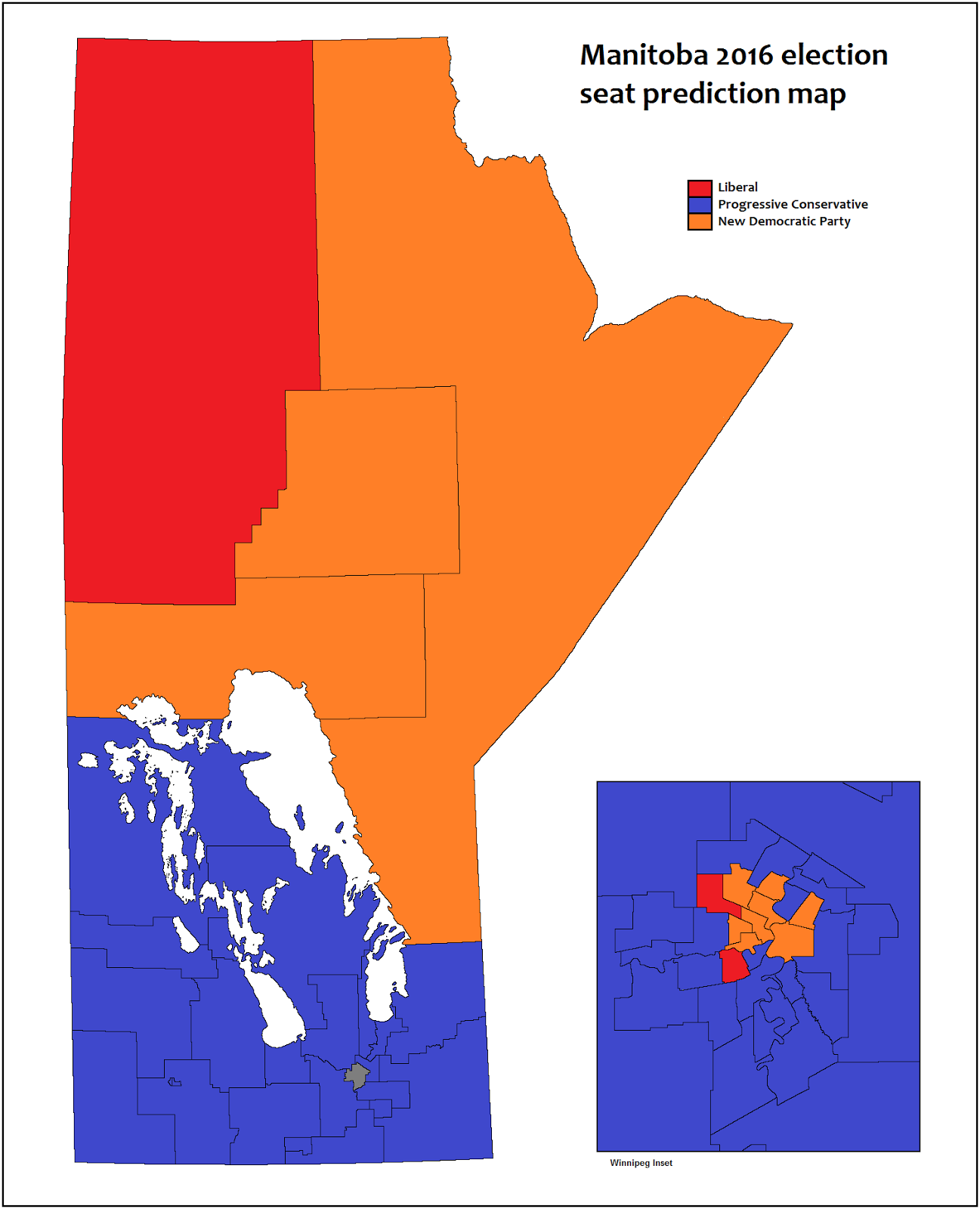 Canadian Election Atlas Manitoba election prediction PC landslide