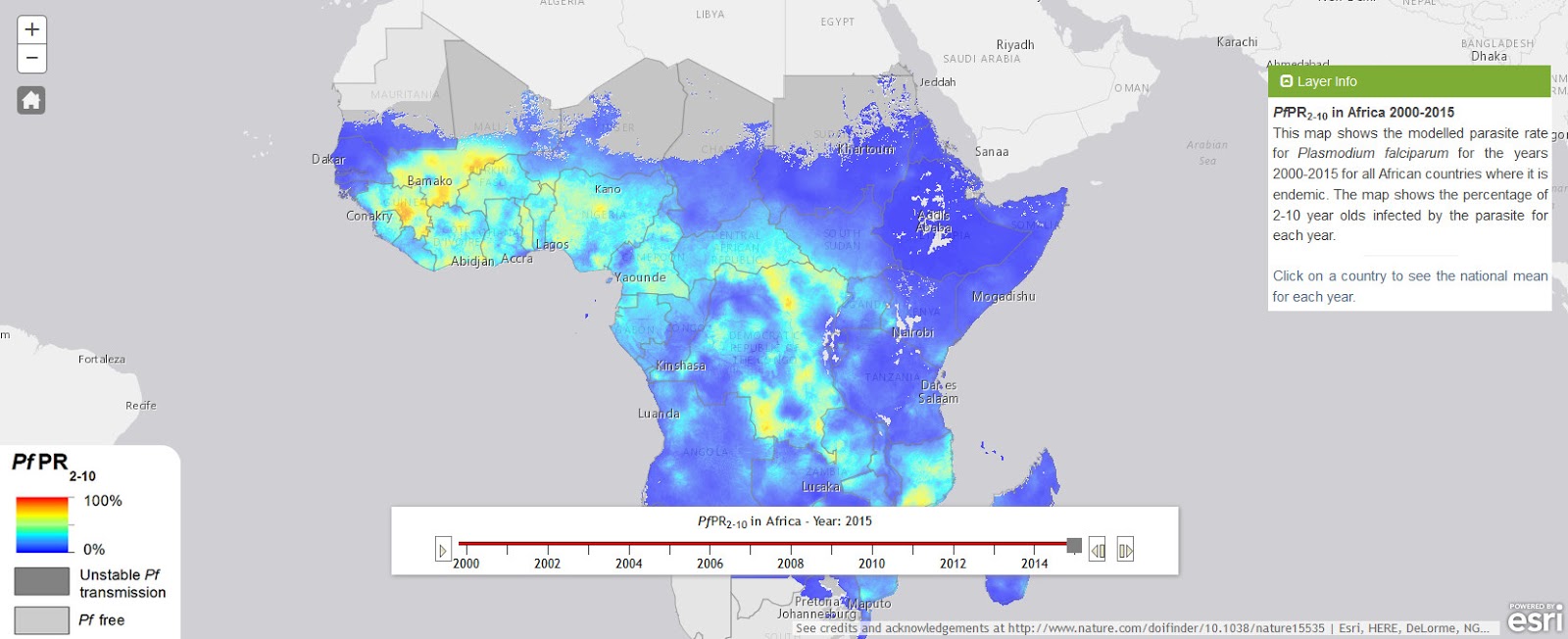 The Malaria Atlas Project