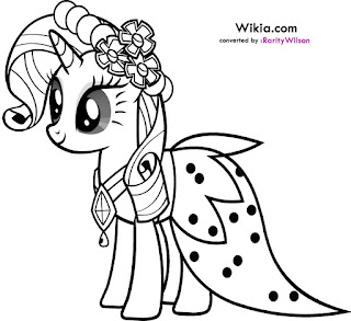 Rarity in Wedding Dresses coloring pages