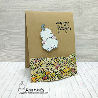 Never to Old a card by Diane Morales | Wagon Wishes Stamp Set| Newton Nook Designs