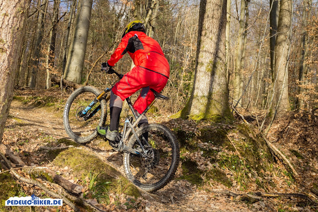 Auch bergauf macht es auf dem Focus Sam² im Wiegetritt richtig Spaß!