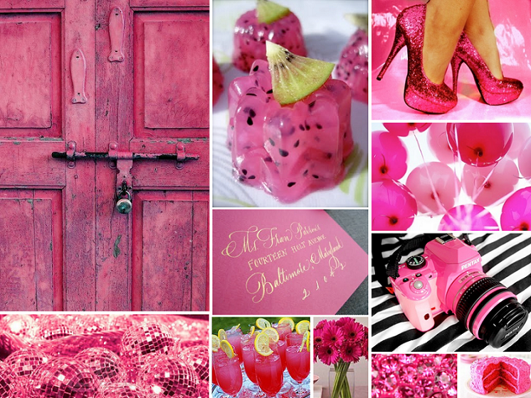 Today's Inspirational Mood Board | Hot Fuchsia Pink - Upper East Side ...