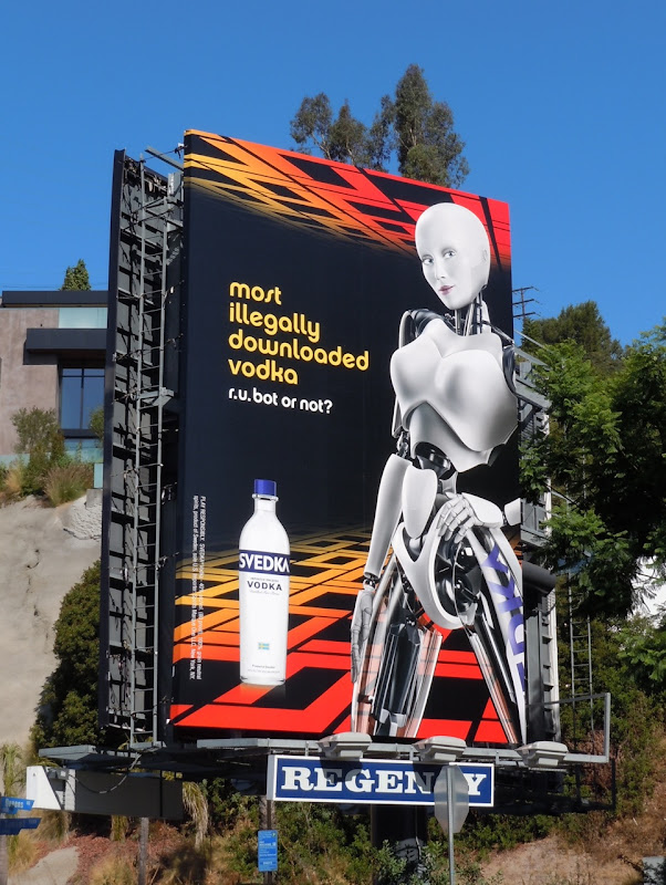 Svedka Vodka downloaded billboard