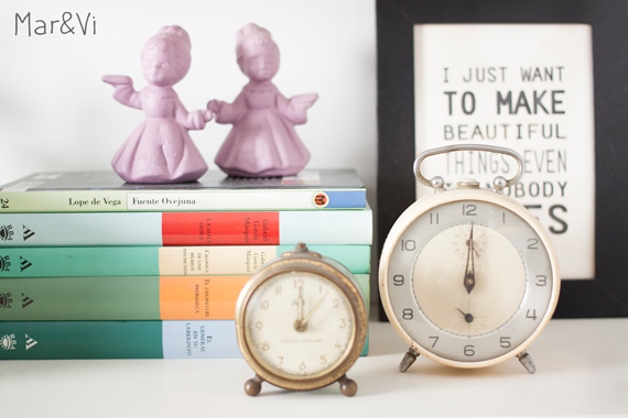 Rincones de mi casa: relojes vintage
