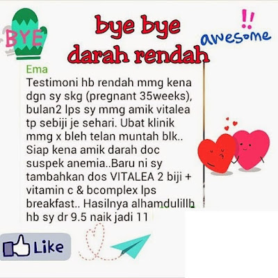 Image result for hb low dengan supplemen shaklee