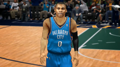NBA 2K14 Russell Westbrook Cyber Face Patch
